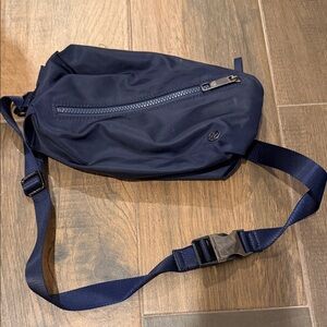 Lululemon Navy Blue Crossbody Bag